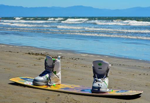 Kitesurf Board with Boots
